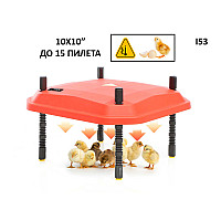 Автоматичен нагревател за отглеждане на пилета с LED контрол до 15 пилета - I53